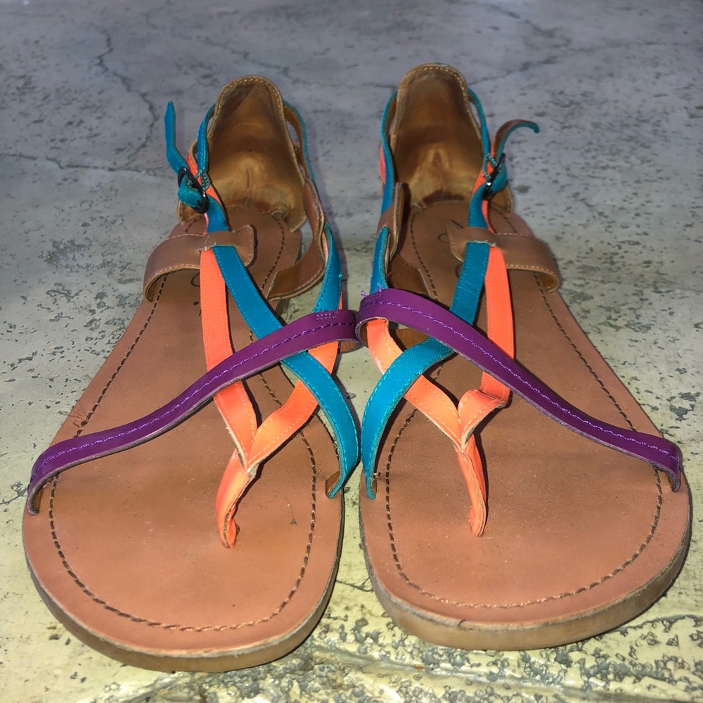 Jessica Simpson Neon Sandal - Picture 2 of 5